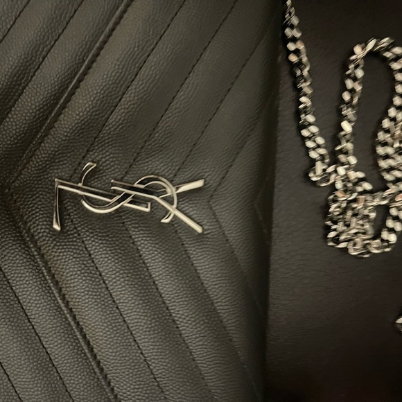 YSL Black Quilted Leather Crossbody Bag - Picture 2 of 6